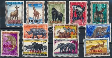 1959-1961 Állat motívum 26 db klf bélyeg, közte teljes sorok, 2 db stecklapon 1959-1961 Animal motiv...