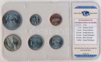 Amerikai Egyesült Államok 2004-2007. 1c-1$ (6xklf) érme szett lezárt csomagolásban T:1
USA 2004-200...