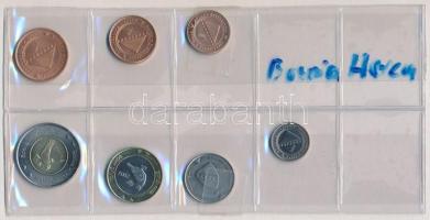 Bosznia-Hercegovina 1998-2005. 5f-5KM (7xklf) érme szett T:1- Bosnia-Hercegovina 1998-2005. 5 Feninga - 5 Konvertible Marka (7xdiff) coin set C:AU