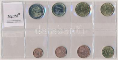 Észtország 2011. 1c-2E (8xklf) érme szett T:1-
Estonia 2011. 1 Cent - 2 Euro (8xdiff) coin set C:AU