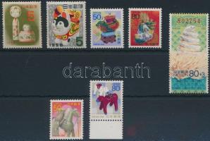 Japan, 7 diff stamps, Japán, 7 klf bélyeg