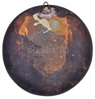 DN "Erkel Ferenc" Br plakett, ráerősített akasztófüllel. Szign.: MJ (114mm) T:2