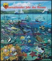 Az óceán nemzetközi éve kisív, International Year of the Ocean minisheet