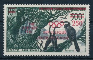 Nyári Olimpia, Róma felülnyomott bélyeg, Summer Olympics, Rome overprinted stamp