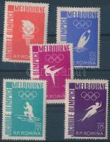 Olimpia sor, Melbourne Olympics set