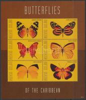 Butterflies minisheet, Lepkék kisív