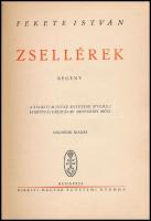 Fekete István: Zsellérek. Bp.(1941), Kir. M. Egyetemi Nyomda. Negyedik kiadás. Kiadói aranyozott ger...