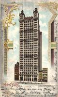New York, Sindicate Building. litho (tear)