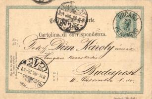 1901 Prcanj, Perzagno; K.u.K. Militär-Stations Commando, 9. Feld Compagnie / military barracks at th...