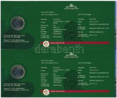 2009. 200Ft elsőnapi veret díszcsomagolásban + 2006. 200Ft "FB" "Búcsú a 200Ft-os ban...