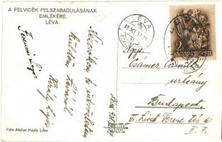 1938 Léva, Levice; bevonulás, Szénessy vendéglő / entry of the Hungarian troops, restaurant + Léva v...