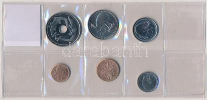 Pápua Új-Guinea 2004-2006. 1t-1K (6xklf) érme szett T:1-
Papua New Guinea 2004-2006. 1 Toea - 1 Kin...
