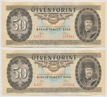 1983. 50Ft (5x) sorszámkövetők T:I,I-