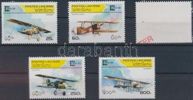 Bélyegkiállítás, Repülők sor MINTA, Stamp exhibition SAMPLE