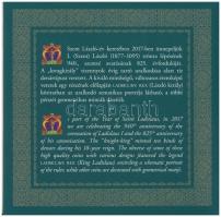 2017. 5Ft-200Ft (6xklf) forgalmi szett + I. László által kibocsátott denár egyoldalas Ag lemezverete...