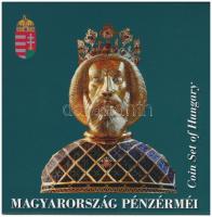 2017. 5Ft-200Ft (6xklf) forgalmi szett + I. László által kibocsátott denár egyoldalas Ag lemezverete...