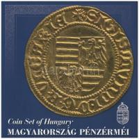 2016. 5Ft-200Ft (6xklf) forgalmi szett + Zsigmond aranyforint aranyozott Ag utánverete (3,491g/0.999...