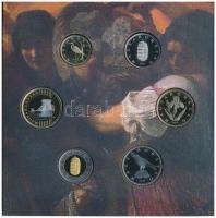 2013. 5Ft-200Ft (6xklf) forgalmi szett "Gárdonyi 150" + 1000Ft Cu-Ni-Zn "Egri Csillag...