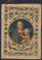 1938 2db olasz karácsonyi üdvözlő kártya