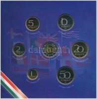 2003. 1Ft-100Ft (7xklf) forgalmi sor szettben, benne 20Ft "Deák Ferenc" forgalmi emlékérme...