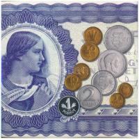 2006. 1Ft-100Ft (8xklf) forgalmi sor szettben, benne 1946-os 1Ft Ag "Hatvanéves a Forint" ...