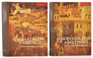 Európa ezer éve: Középkor I-II. kötet. Szerk.: Klaniczay Gábor. Bp., 2005, Osiris. Kiadói kartonált papírkötés, jó állapotban.