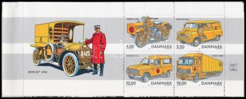 Postai járművek bélyegfüzet, Postal vehicles stamp booklet