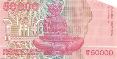 Horvátország 1991-93. 1D, 5D, 10D, 25D, 100D, 2000D, 50.000D, 100.000D T:I