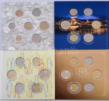 2008. 1Ft-100Ft (7xklf) "Búcsú az egy- és kétforintostól" forgalmi szett, karton tokban + ...