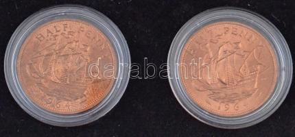 Nagy-Britannia 1962-1966. 1/2p Br "Történelmi gőzhajók" (10xklf) multicolor sorozat díszto...