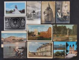 Egy doboznyi MODERN főleg magyar városképes lap / A box of modern mostly Hungarian town-view postcards