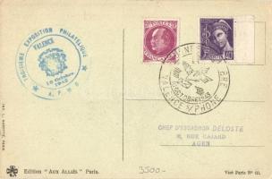 Belgique / Belgian flag on the wings of a butterfly lady. Editions "Aux Allies" Paris No. ...