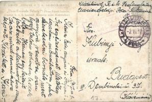 Unsere K.u.K. Kriegsmarine. Dem Freunde Schutz! / K.u.K. Kriegsmarine seaplane. "K.u.K. Seeflug...