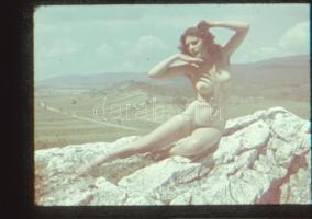 Aktok, 4 db diapozitív, 5x5 cm