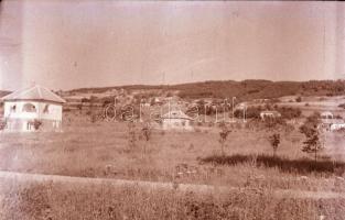 cca 1930-1940 Magyarországi tájak (Mátra, Pomáz, Bakony, stb.), 34 db fotónegatív, feliratozott borí...