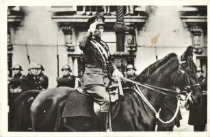 9 db RÉGI motívumlap belga uralkodókról, királyi ház / 9 pre-1945 motive postcards of the Belgian ro...