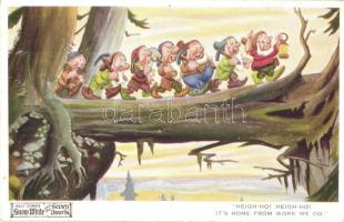 15 db RÉGI művész motívumlap 1 Disney lappal / 15 pre-1945 art motive postcards with one Disney post...