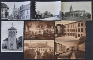 104 db főleg RÉGI belga és francia városképes lap / 104 mostly pre-1945 French and Belgian town-view postcards