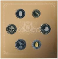 2009. 5Ft-200Ft (6xklf) dísztokos forgalmi szett "Lánchíd" + 	2010. 5Ft-200Ft (6xklf) forg...