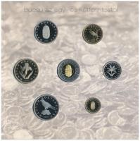 2008. 1Ft-100Ft (7xklf) "Búcsú az egy- és kétforintostól" forgalmi sor dísztokos szettben ...