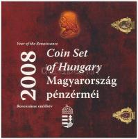 2008. 1Ft-100Ft (7xklf) "Búcsú az egy- és kétforintostól" forgalmi sor dísztokos szettben ...