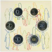 2010. 5Ft-200Ft (6xklf) "Pécs Európa kulturálsi fővárosa" forgalmi sor dísztokban +"P...