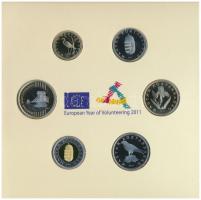 2010. 5Ft-200Ft (6xklf) "Pécs Európa kulturálsi fővárosa" forgalmi sor dísztokban +"P...