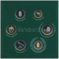 2011. 5Ft-200Ft (6xklf) forgalmi szett, dísztokban, benne 2011. "Mikes Kelemen" ezüstözött...