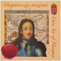 2011. 5Ft-200Ft (6xklf) forgalmi szett, dísztokban, benne 2011. "Mikes Kelemen" ezüstözött...