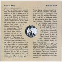 2011. 5Ft-200Ft (6xklf) forgalmi szett, dísztokban, benne 2011. "Mikes Kelemen" ezüstözött...