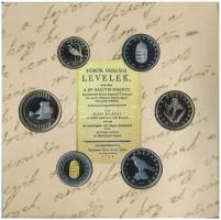 2011. 5Ft-200Ft (6xklf) forgalmi szett, dísztokban, benne 2011. "Mikes Kelemen" ezüstözött...