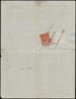 1923 Bp.VII., Kovács Vilmos és Társa Kávé és Tea Behozatal, Fűszer és Gyarmatáruk Nagyban és Kicsiny...