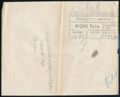 1928 Bukarest, A M. Kir. Követség levele a M. Kir. Állami Menhelynek állampolgárság ügyében