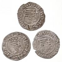 1579K-B Denár Ag (0,59g) + 1580K-B Denár Ag (0,49g) + 1581K-B Denár Ag "Rudolf" (0,38g) T:...